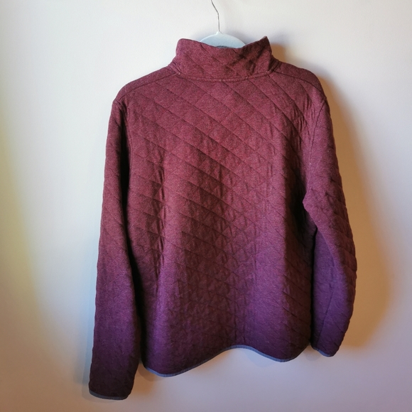 Quarter snap pullover quilted sweater - Picture 2 of 6